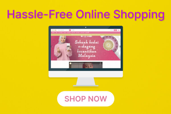 Hassle free online shopping 1160x482px