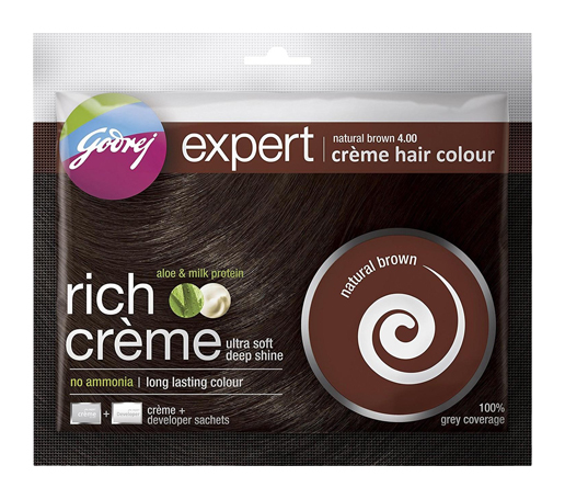 GODREJ EXPERT RICH CREME NATURAL BROWN (8 PACK)