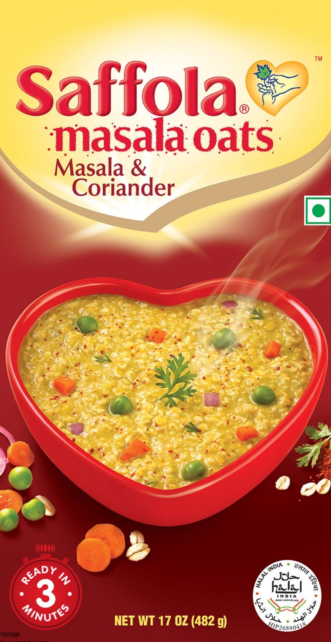 SAFFOLA MASALA OATS CORIANDER (482GM)
