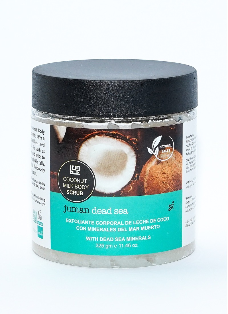 JUMAN COCONUT BODY SCRUB WITH DEAD SEA MINERALS